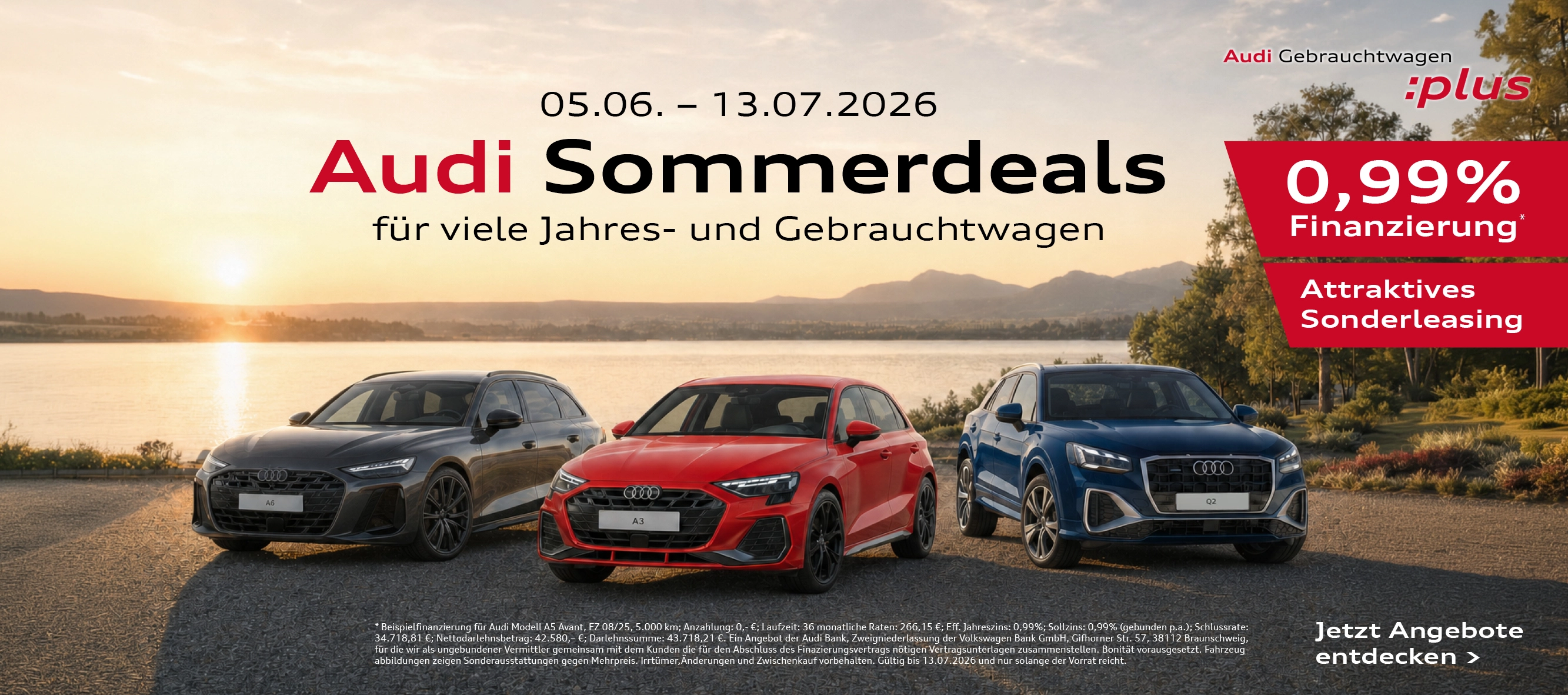 Audi Sommerdeals