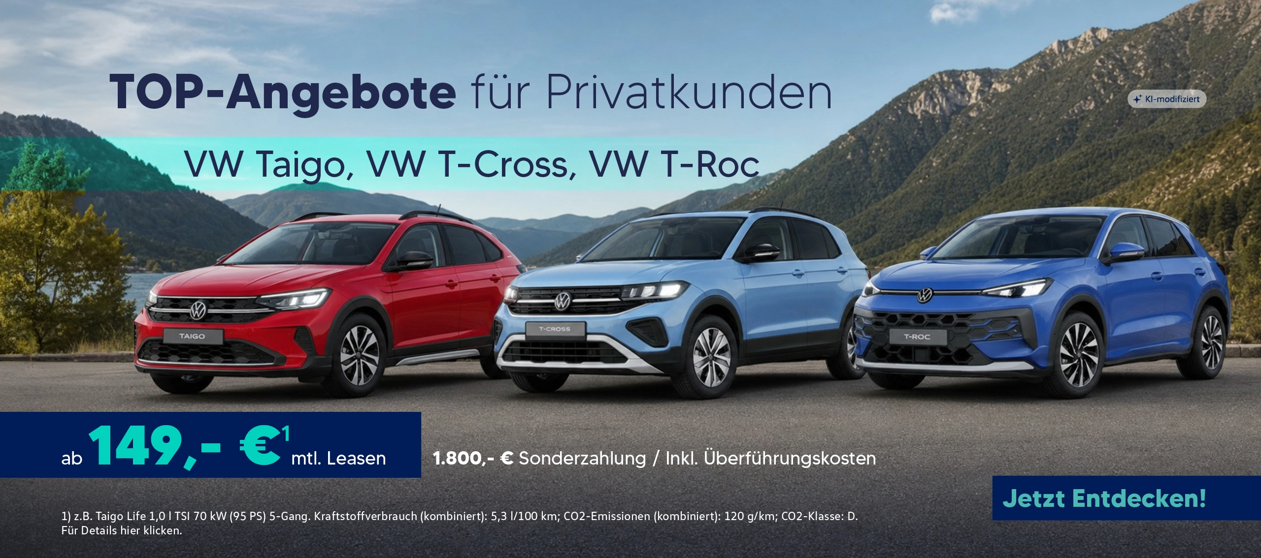 VW Privatleasing Angebote