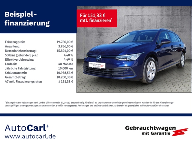 Golf VIII Variant Life 2.0 TDI DSG BusinessPrem.