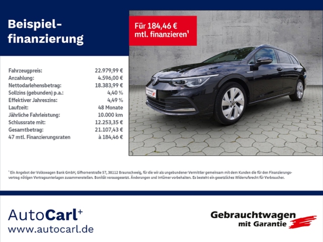 Golf VIII Variant Style 1.5eTSI Navi/AHK/Pano/RF