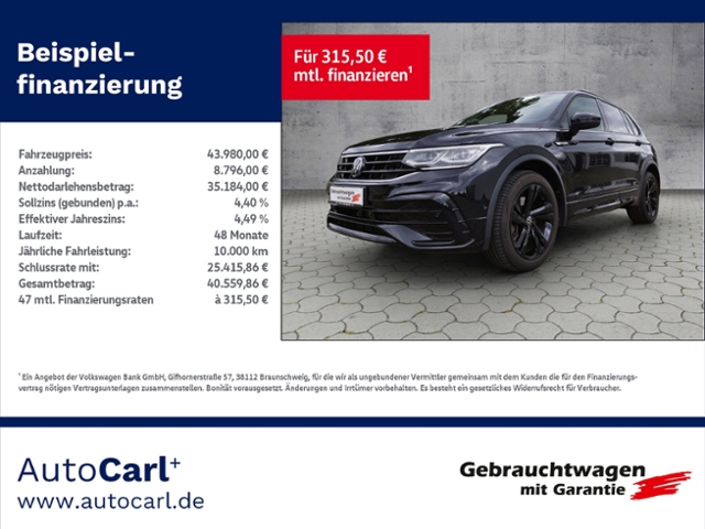 Tiguan R line 2.0 TSI 4M DSG IQ.Light/AHK/Black/