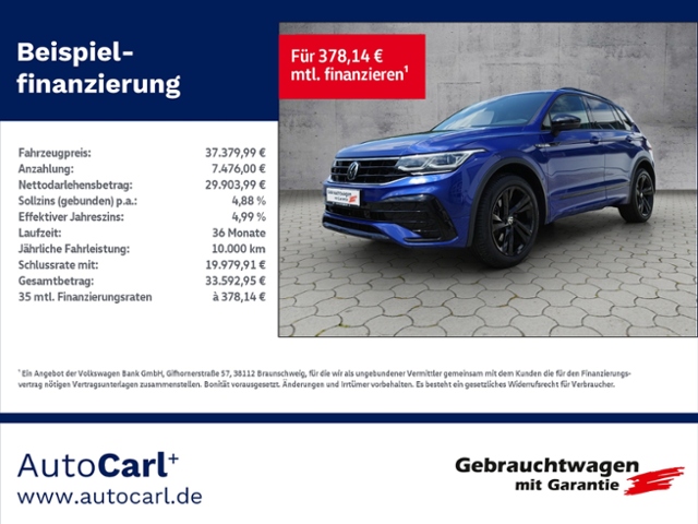 Tiguan R-Line 2.0TSI 4M DSG/AHK/Black/NAV/RFK/Ma
