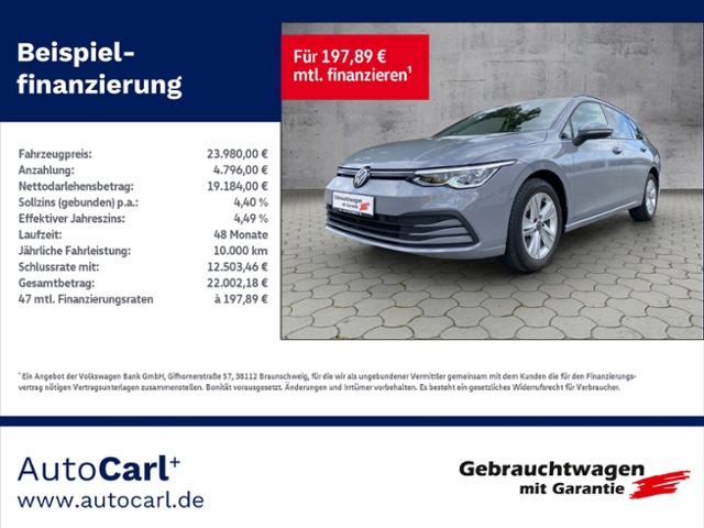 Golf VIII Variant Life 2.0 TDI DSG LED+/3-Zonen/