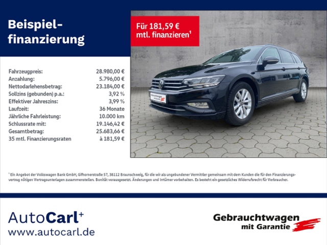 Passat Variant Business 2.0 TDI DSG NAV/SHZ KLIM