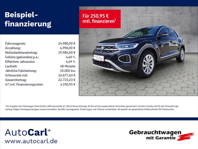 T-Roc Style 1.5 TSI 2-Zonen/AHK/SHZ KLIMA ALU