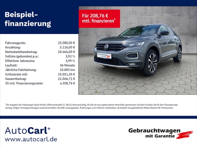 T-Roc United 1.5TSI DSG Nav/Nebel/ACC/GRA/SHZ/LE