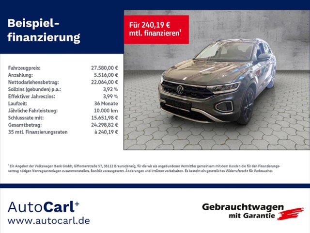 T-Roc Life 1.5 TSI DSG NAV/ACC/SHZ KLIMA LED NAV