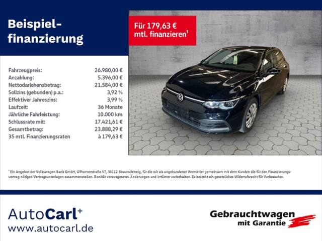 Golf VIII Move 1.5eTSI DSG LED+/NAV/ACC KLIMA NA