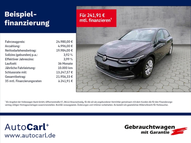 Golf VIII Active 2.0TDI DSG/Matrix/Navi/RFK/ACC/