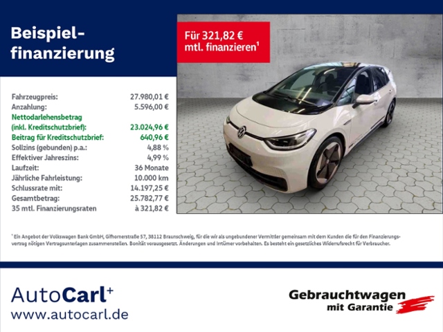 ID.3 Pro Performance 150kW Matrix/Pano/Navi/ACC/