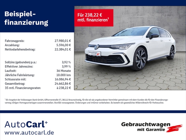 Golf VIII Variant R-Line 2.0 TSI DSG STH/IQ-LIGH