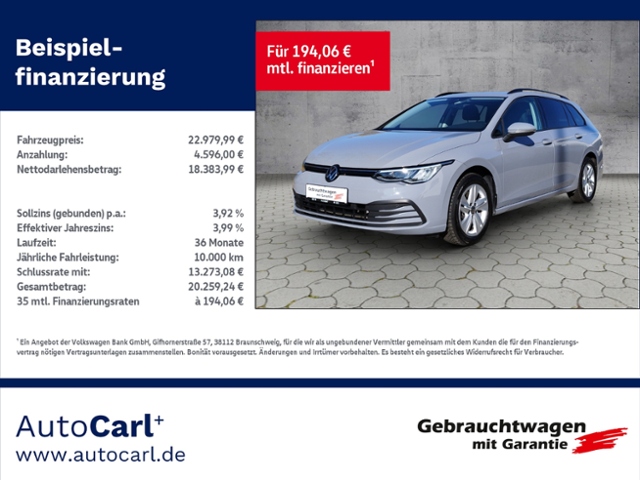 Golf VIII Variant Life 2.0 TDI DSG NAV/ACC/SHZ K