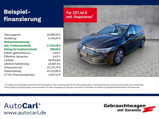 Golf VIII Variant Life 2.0 TDI DSG BusinessPrem.