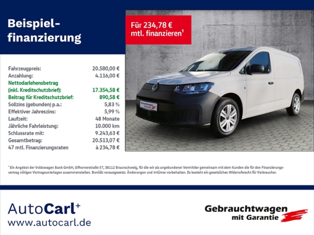 Caddy Maxi KA Cargo EcoProfi 2.0 TDI PDC/DAB+ KL