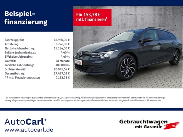 Golf VIII Variant Life 2.0TDI DSG/Standh/Navi/AC