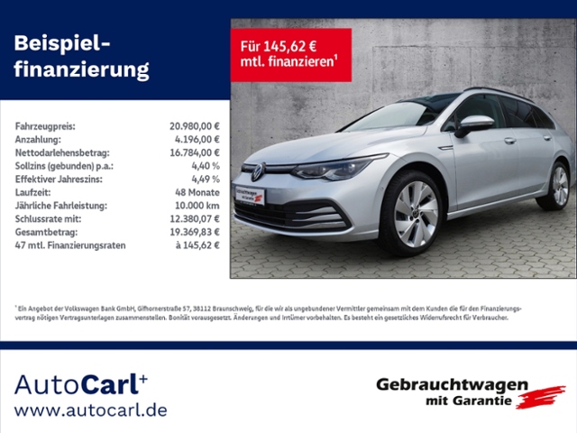 Golf VIII Variant Style 2.0TDI DSG/Navi/ACC/HUD/