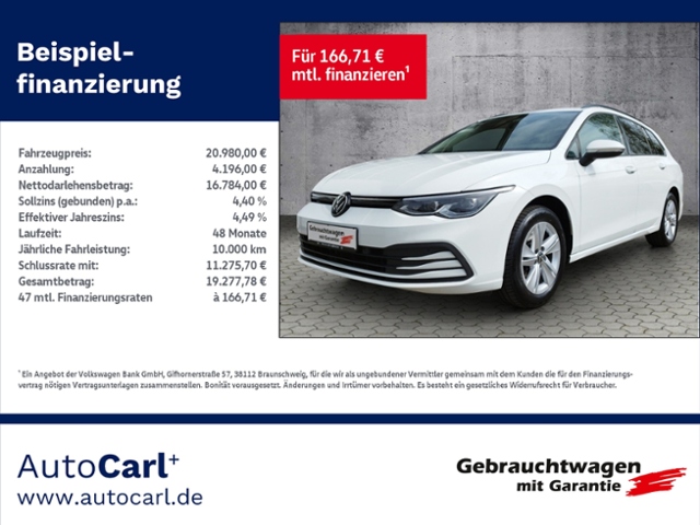 Golf VIII Variant Life 2.0TDI DSG/AHK/Navi/IQ.Li