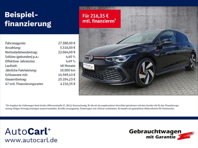 Golf VIII GTI 2.0 TSI DSG BusniessPre. NAV/SHZ K