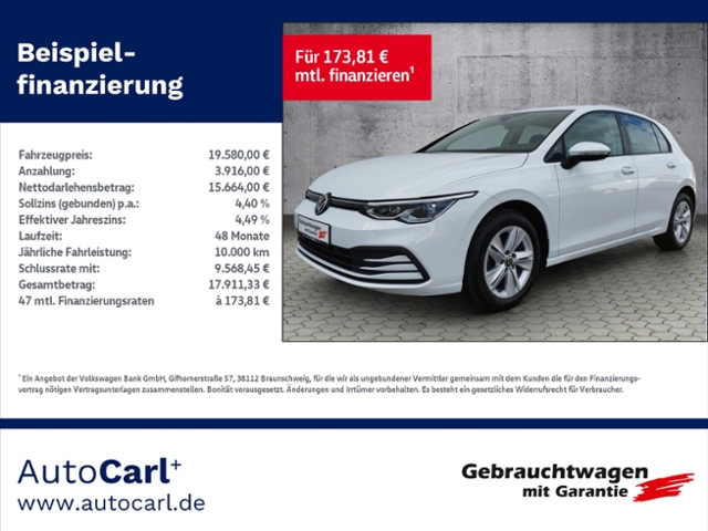 Golf VIII Life 2.0 TDI BusinessPre./LED/NAV/SHZ 