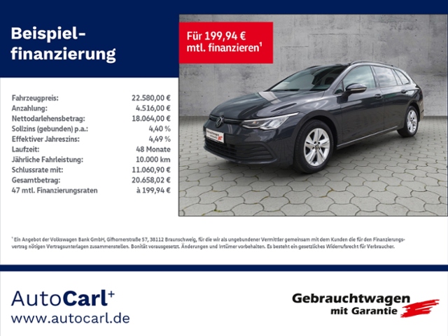 Golf VIII Variant Life 2.0 TDI DSG HUD/ACC/SHZ K