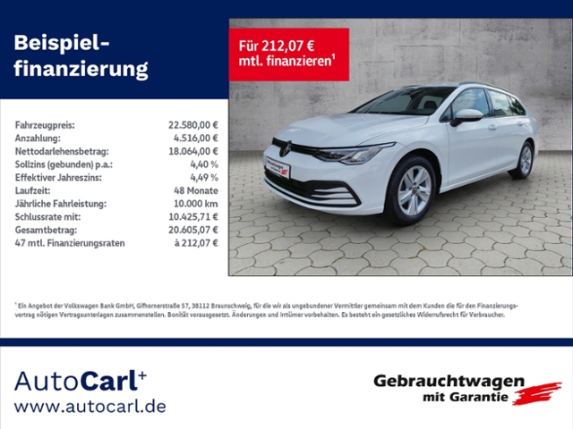 Golf VIII Variant Life 1.5TSI Navi/LHZ/SHZ/PDC/G
