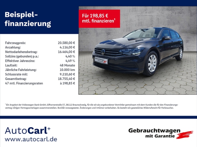 Passat Variant Basis 2.0TDI DSG Navi/RFK/SHZ/Car