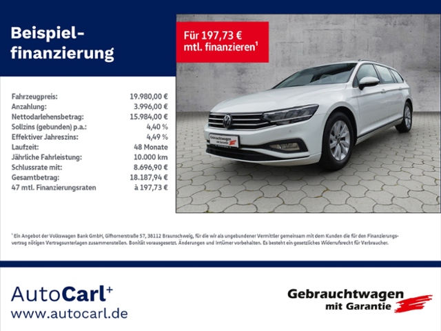 Passat Variant Basis 2.0TDI DSG/Navi/RFK/3-Zonen