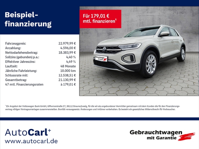 T-Roc Style 1.0TSI Standh/-lüft/ACC/Navi/RFK/Car