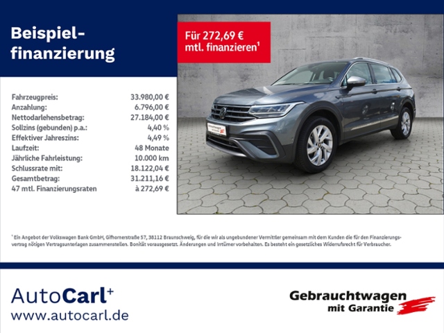 Tiguan Allspace Life 2.0 TDI DSG 4M STH/NAV KLIM