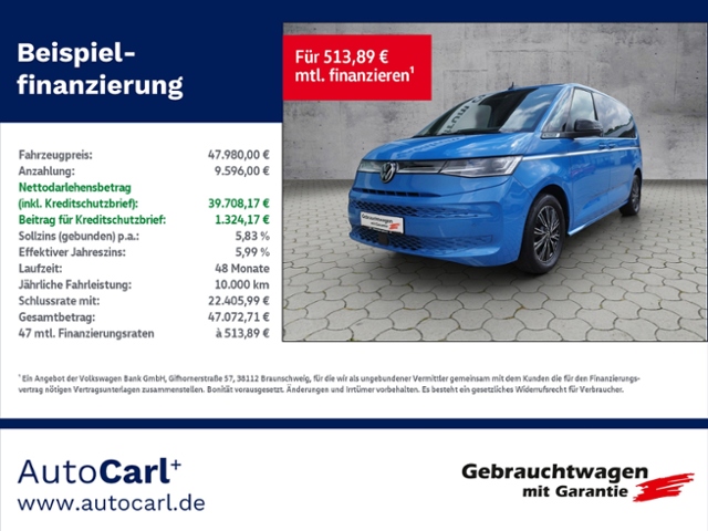 Multivan T7 Style 2.0 TDI DSG Travel/STH/NAV KLI