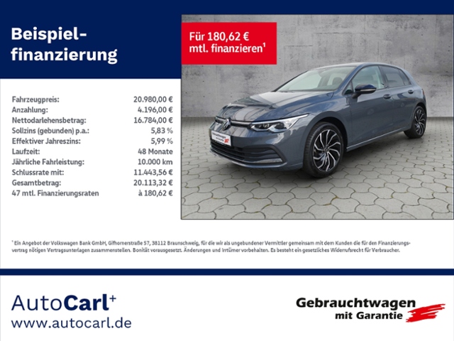 Golf VIII Active 1.5eTSI DSG/NAV/3ZK/LED+/SHZ/Ca