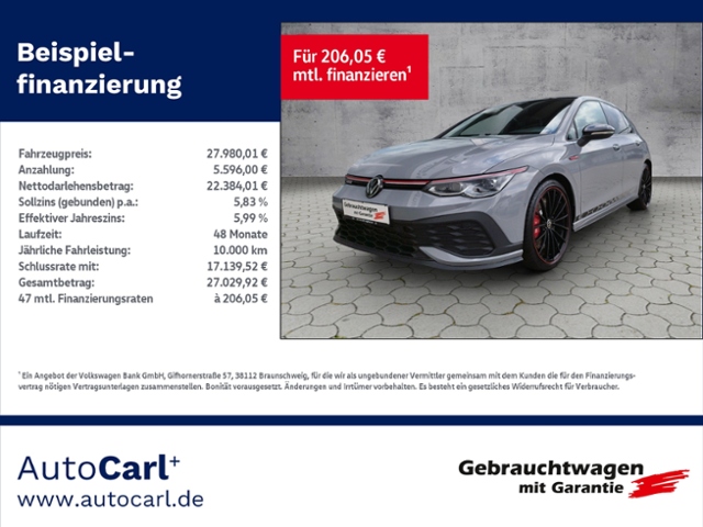 Golf VIII GTI Clubsport 2.0 TSI DSG BusinessPrem