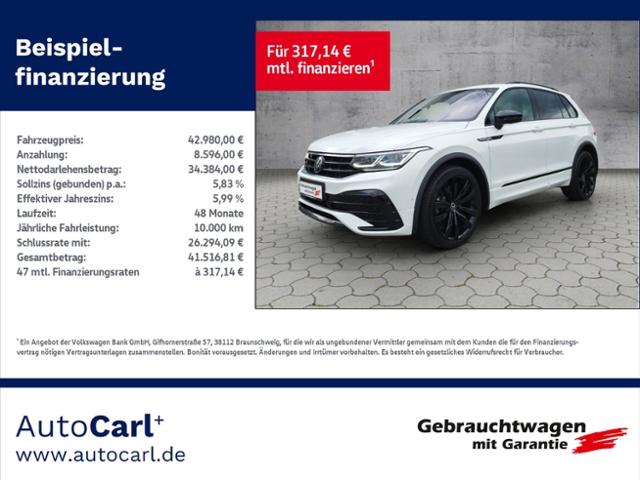 Tiguan R-Line 2.0TDI 4M DSG Matrix/Pano/HUD/Blac
