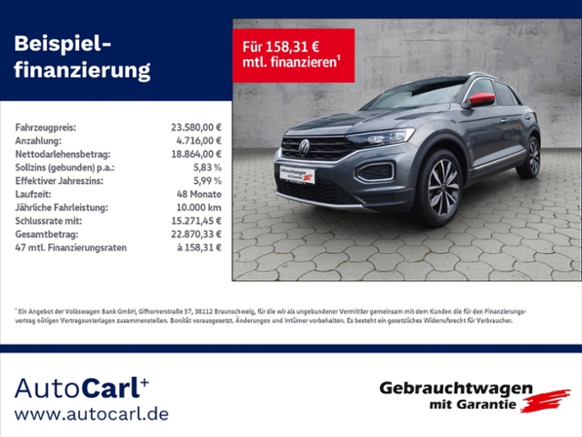 T-Roc Sport 1.5TSI AHK/StHz/RFK/ACC/PDC/SHZ KLIM