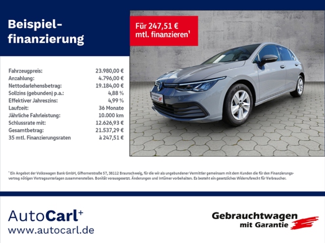 Golf VIII Life 2.0 TDI AHK/SHZ KLIMA LED ALU