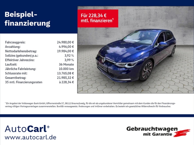 Golf VIII Style 1.5 eTSI DSG BusinessPrem. KLIMA