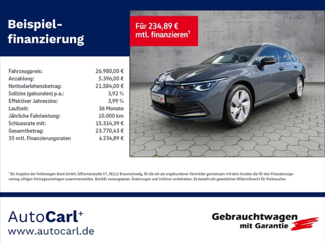 Golf VIII Variant Style 1.5 eTSI DSG STH/NAV/SHZ