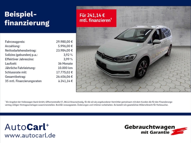 Touran Highline 1.5 TSI STH/BusinessPrem. KLIMA 