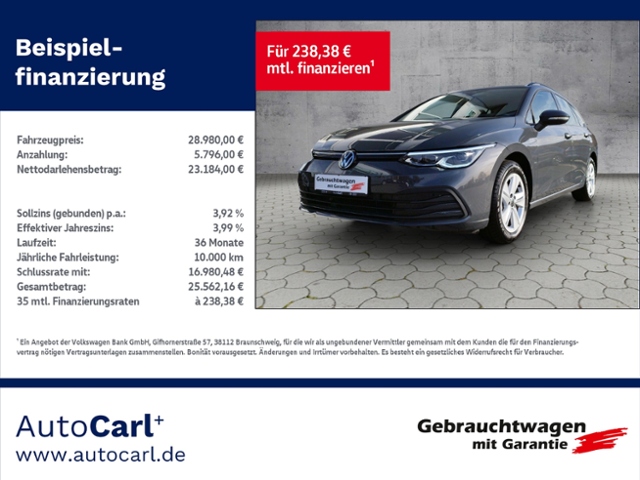 Golf VIII Variant Life 2.0TDI DSG/Navi/L+S/ACC/M