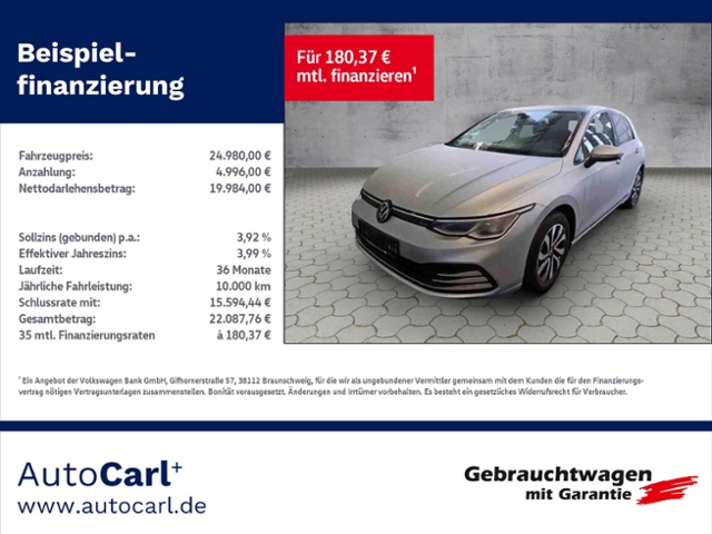 Golf VIII Active 1.5 TSI STH/NAV/ACC KLIMA LED N