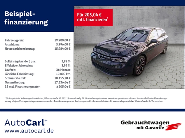 Golf VIII Variant Life 1.5 TSI NAV/ACC/3-Zonen K