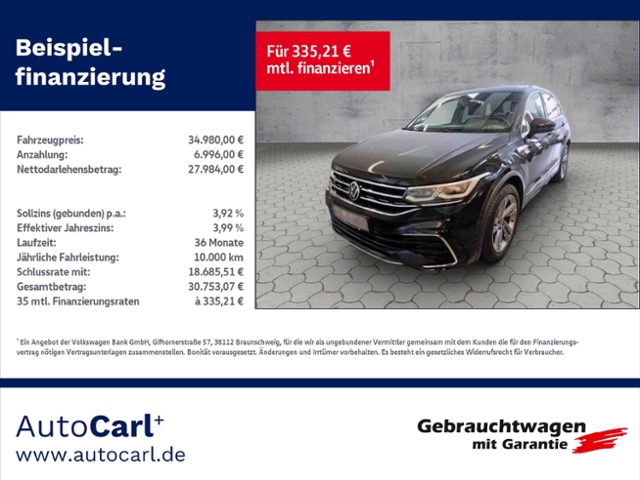 Tiguan R-Line 2.0 TSI 4Motion DSG KLIMA LED NAVI
