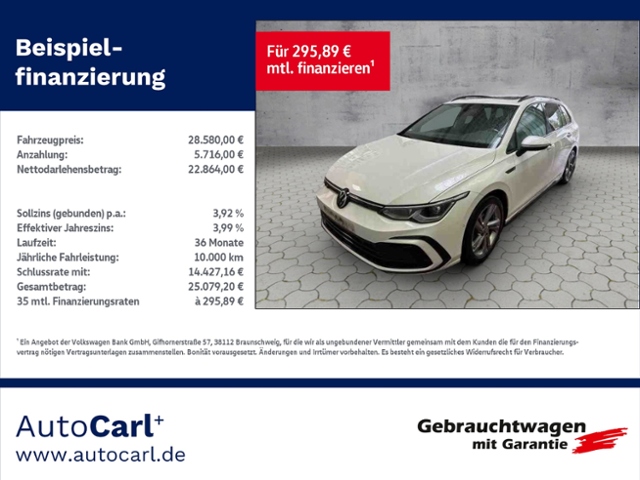 Golf VIII Variant R-Line 1.5 TSI STH/NAV/H&K/PAN