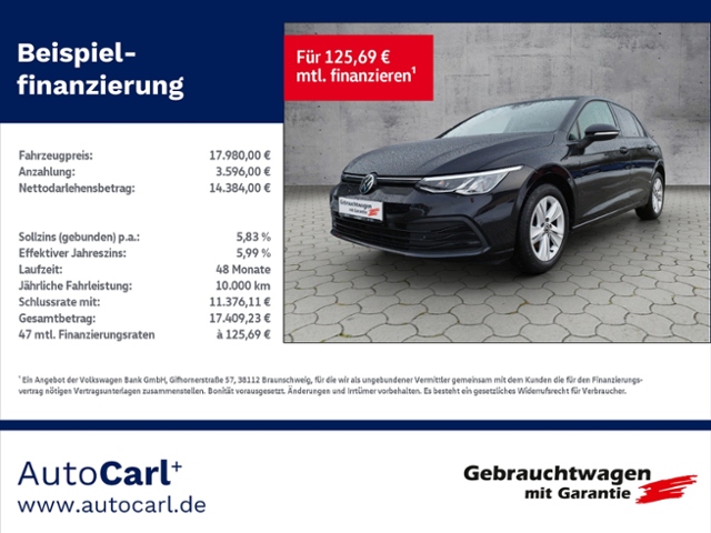 Golf VIII Life 1.5 TSI NAV/ACC/SHZ/L&S KLIMA LED