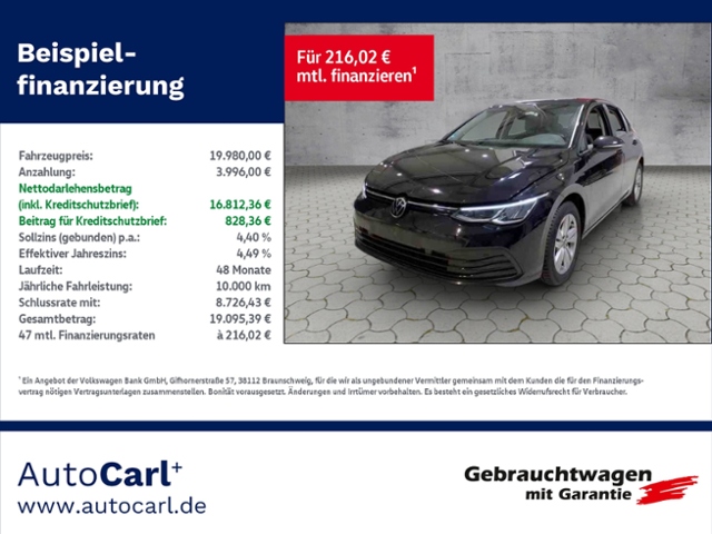 Golf VIII Life 2.0 TDI BusinessPremium KLIMA LED