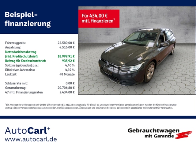 Golf VIII Variant Life 2.0 TDI BusinessPrem. KLI