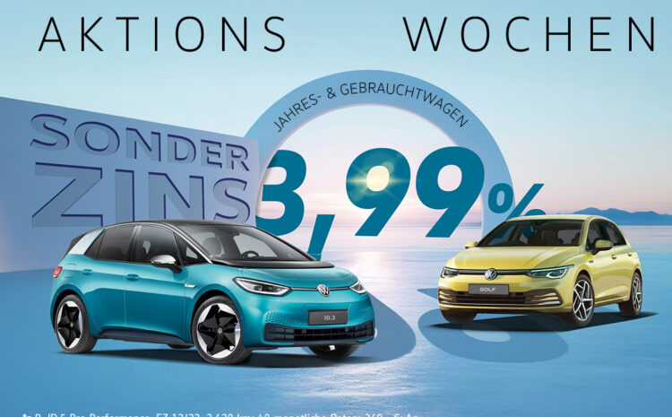  3,99% Sonderfinanzierung