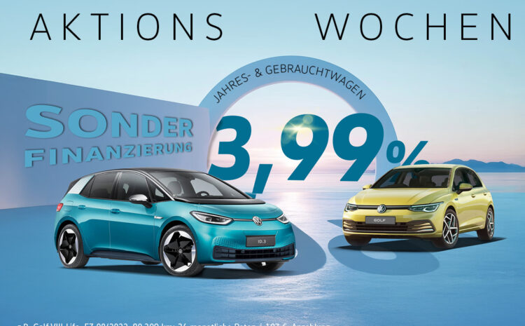  3,99% Sonderfinanzierung