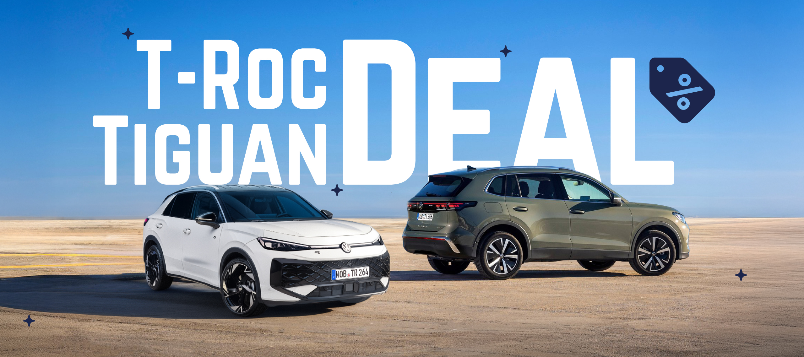 VW T-Roc und Tiguan